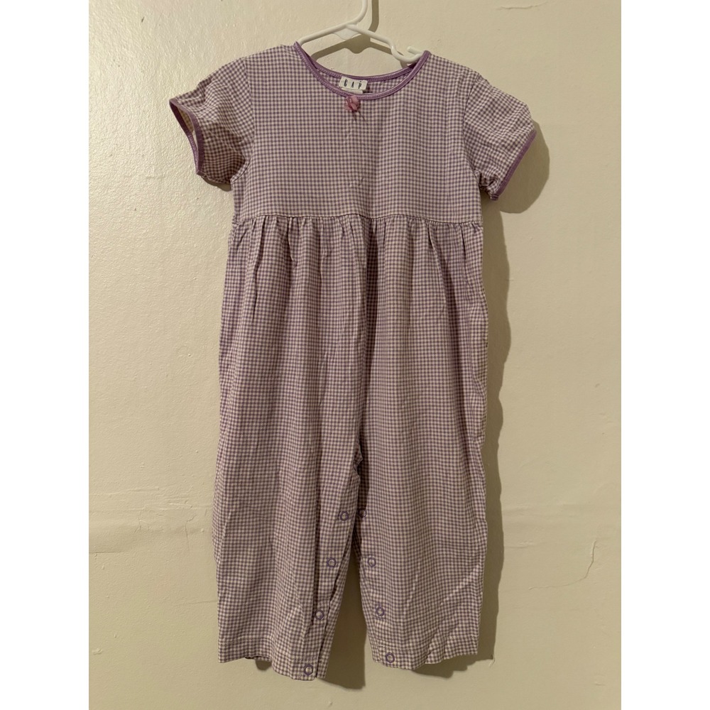 Baby Gap Vintage Gingham Romper Size 24 Months
